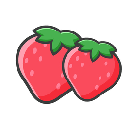 手绘草莓