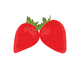 手绘草莓
