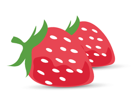 手绘草莓