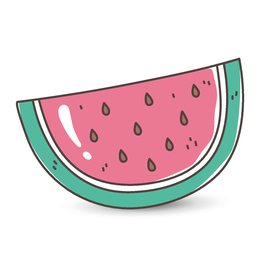 手绘西瓜