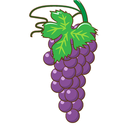手绘葡萄