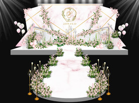 粉色大理石婚礼