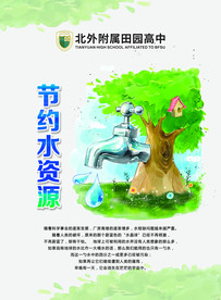 节约用水 拒绝浪费 公益广告