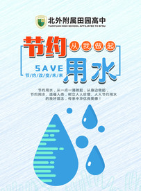节约用水 拒绝浪费 公益广告
