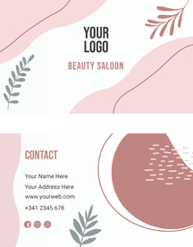 美容沙龙名片
