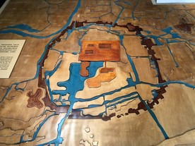 良渚古城遗址公园模型