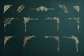 欧式花纹边框