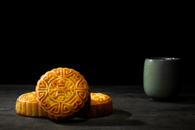 中国风中秋月饼