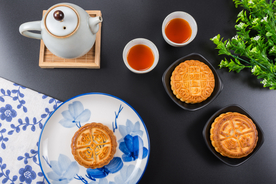 中秋月饼茶水创意