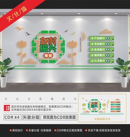 乡村振兴战略文化墙