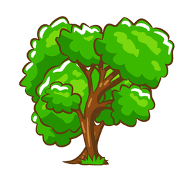 卡通树