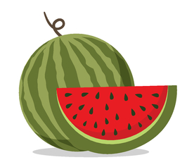 手绘西瓜
