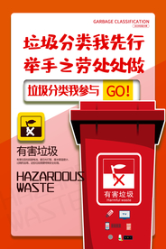 垃圾分类社会公益活动海报素材