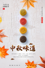 中秋节气传统活动宣传海报素材