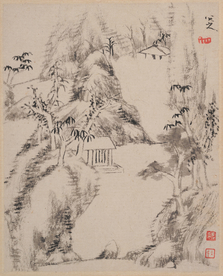 中国风传统水墨画