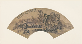 传统山水水墨国画