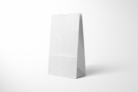 午餐纸袋样机集