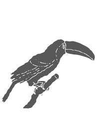 动物剪影图形标志图标素材