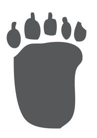 动物爪印标志图标图形素材
