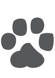 动物爪印标志图标图形素材