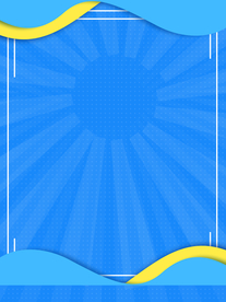 蓝色简约卡通背景