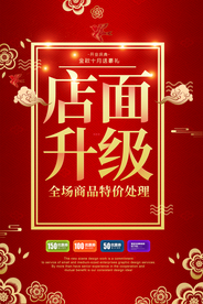 店面升级商场活动宣传海报素材