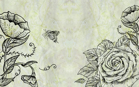 石纹山水背景墙