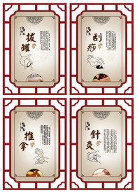 中医馆 中医保健展板