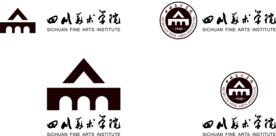 大学标志标识图标装饰素材