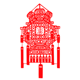 灯笼传统复古国风剪影装饰素材