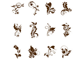 花纹复古欧式装饰海报素材