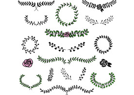 花纹复古欧式装饰海报素材