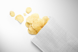 三明治小吃纸袋样机集