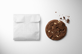 三明治小吃纸袋样机集