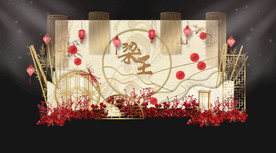 香槟色新中式婚礼