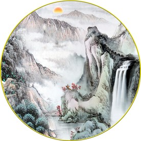 新中式意境装饰画图片