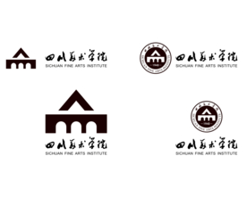 四川美术学院标志标识图标素材