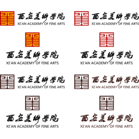 西安美术学院图标图形标志素材