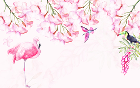 北欧简约背景墙