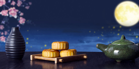 中秋节日传统活动背景素材