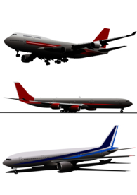 飞机客机标识标志图标素材