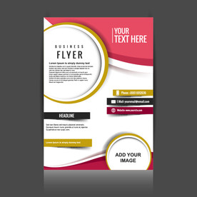 宣传单页 商业海报 画册封面