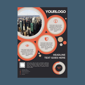 宣传单页 商业海报 画册封面