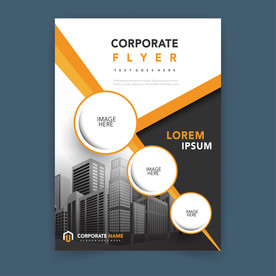 宣传单页 商业海报 画册封面