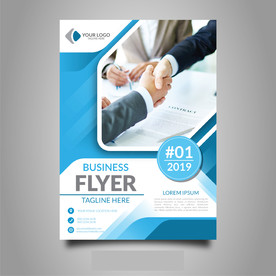 宣传单页 商业海报 画册封面