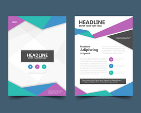 宣传单页 商业海报 画册封面