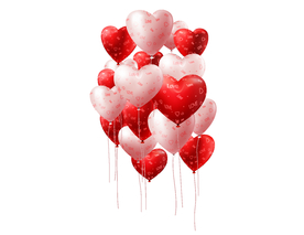 心形气球