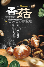原生态香菇海报