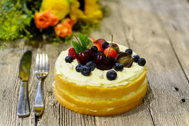 蓝莓水果蛋糕甜品