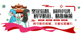 抗击疫情科学防治公益墙贴海报